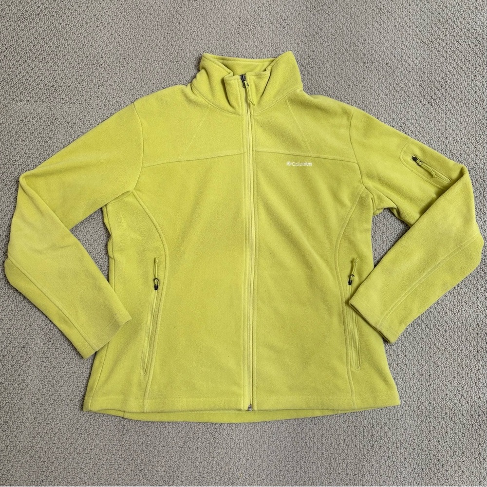 Columbia Women's Lime Green Fleece Jacket